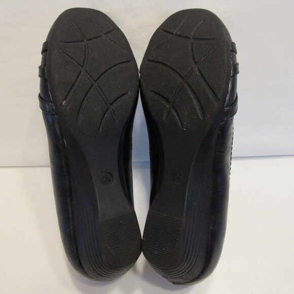Air Flex Comfort Slip On Ballet Flats Black Size 7W - Picture 6 of 11